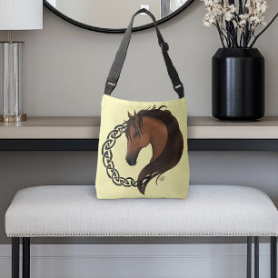 Sac Ajustable Cheval Brown celtique Jaune