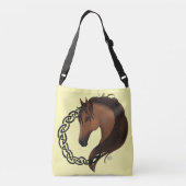 Sac Ajustable Cheval Brown celtique Jaune (Dos)
