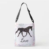 Sac Ajustable Cheval, coeurs et amour (Dos)
