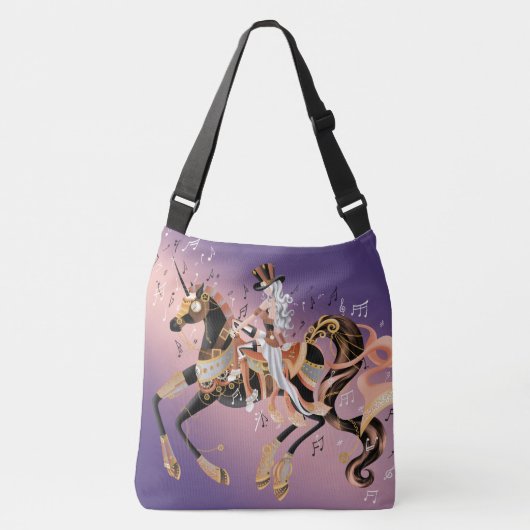 Sac Ajustable Cheval mécanique Steampunk & Dame (Devant)