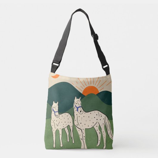 Sac Ajustable Chevaux des Highlands (Devant)