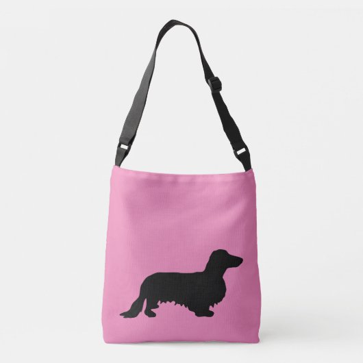 Sac Ajustable Cheveux longs Dachshund - Silhouette 1 (Dos)