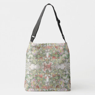 Sac Ajustable Chèvrefeuille de rose trémière de Nouveau d'art