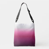 Sac Ajustable chic abstrait magenta burgundy maroon ombre (Dos)