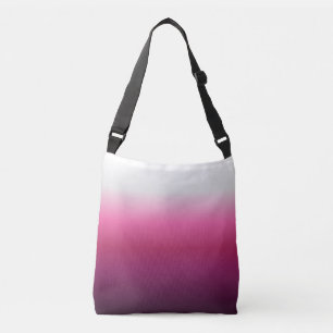 Sac Ajustable chic abstrait magenta burgundy maroon ombre