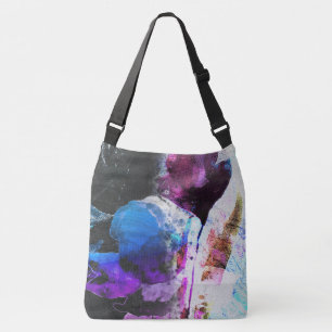 Sac Ajustable Chic Luxueux Art Floral Abstrait
