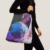 Sac Ajustable Chic Luxueux Art Floral Abstrait (De près)