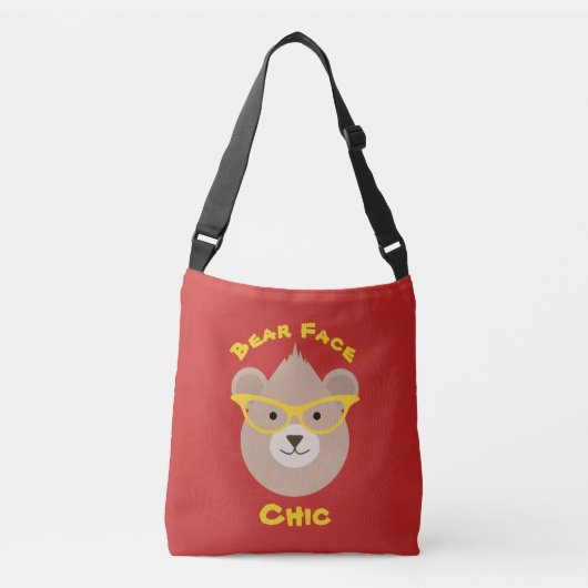 Sac Ajustable Chic visage ours (Devant)