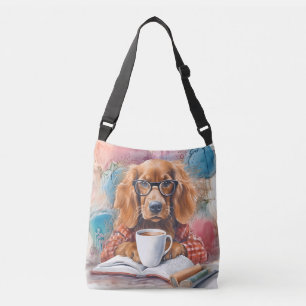 Sac Ajustable Chien avec une coupe de chocolat chaud