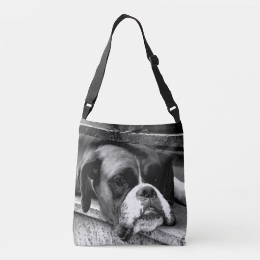 Sac Ajustable Chien de boxe sur Windowsill cbbcna (Dos)