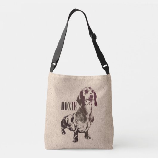 Sac Ajustable Chien de teckel - Doxie (Dos)
