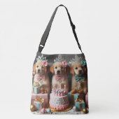 Sac Ajustable Chiens Chiens Chiens Bling Ribbons Couronnes (Dos)