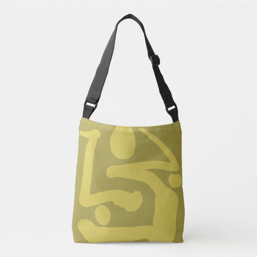 Sac Ajustable Chiffre Abstrait Citrus Mirage sur Fourre-tout (Devant)