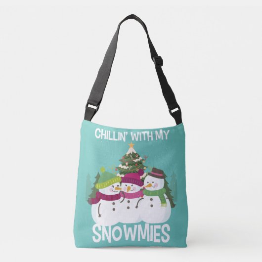 Sac Ajustable Chillonner avec mes neiges Noël Snowman (Devant)