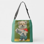 Sac Ajustable chiot lisant le journal (Dos)