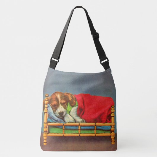 Sac Ajustable chiot mignon endormi (Devant)