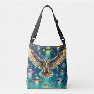 Sac Ajustable Chouette cosmique - OVNI dans le ciel