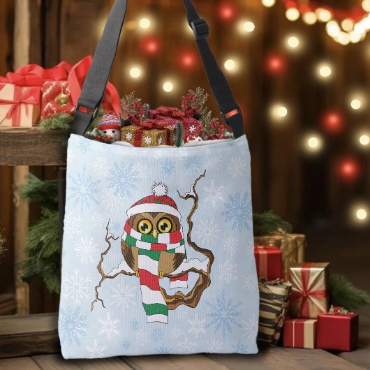 Sac Ajustable Chouette de Noël