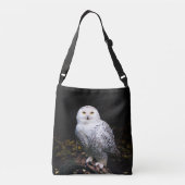 Sac Ajustable Chouette hivernale majestueuse (Dos)