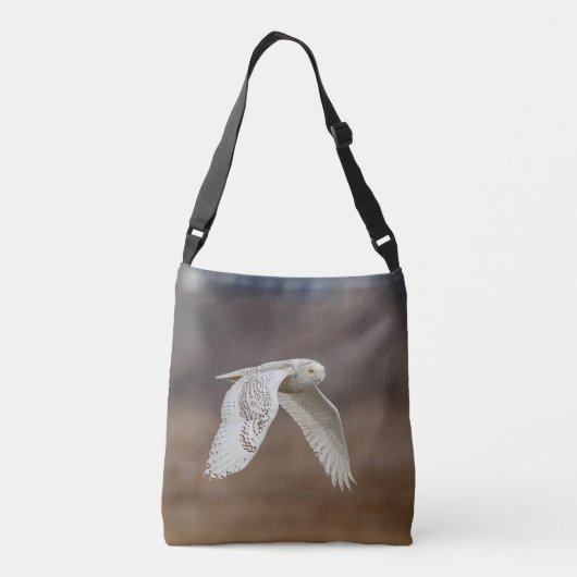 Sac Ajustable Chouette neige en vol (Dos)