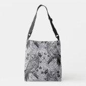 Sac Ajustable Chouettes dans le chêne, noir et blanc (Dos)