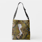 Sac Ajustable Chouettes, fougères, chênes et baies 2 (Dos)