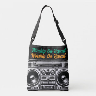 Sac Ajustable Chrétien Culte sur la répétition Boom Box Vintage
