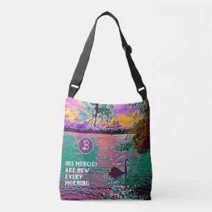 Sac Ajustable Christian Cadeau pour femmes Black Swan Photo Art