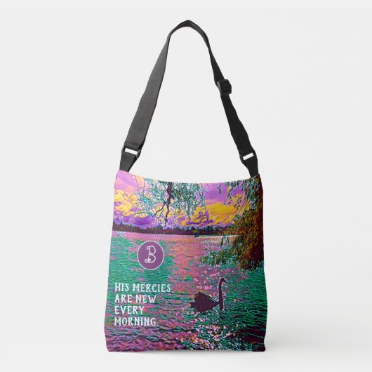 Sac Ajustable Christian Cadeau pour femmes Black Swan Photo Art (Devant)