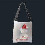 Sac Ajustable Christmas Snowman<br><div class="desc">Snowman en or blanc avec casquette Père Noël</div>