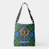 Sac Ajustable Cimier du clan Kirkpatrick sur tartan (Devant)