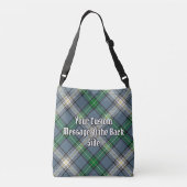 Sac Ajustable Cimier du clan MacDowall sur tartan (Dos)