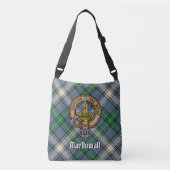 Sac Ajustable Cimier du clan MacDowall sur tartan (Devant)