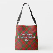 Sac Ajustable Cimier du clan Munro sur tartan (Dos)