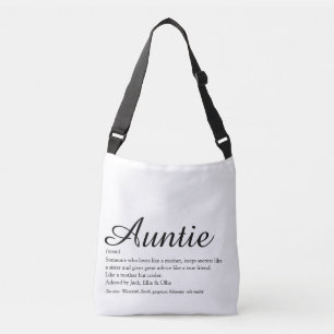 Sac Ajustable Citation Chic Script Typographique Tante