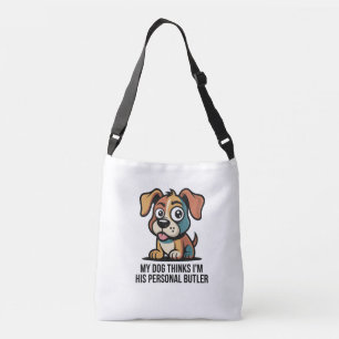 Sac Ajustable Citation de dessin animé drôle de chien maître d'h