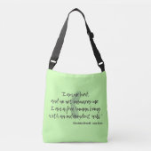 Sac Ajustable Citation de Jane Eyre II (Devant)
