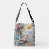 Sac Ajustable Citation De Lecture De Fille (Dos)