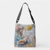 Sac Ajustable Citation De Lecture De Fille (Devant)
