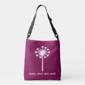 Sac Ajustable Citation Inspirante Ici (Dos)