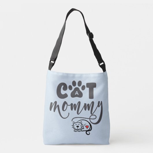 Sac Ajustable Citation mignonne "maman de chat " (Dos)