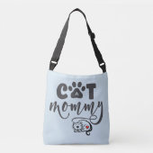 Sac Ajustable Citation mignonne "maman de chat " (Devant)