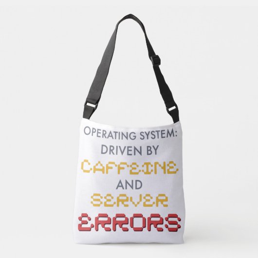 Sac Ajustable Citations de programmeur drôle et erreurs de serve (Devant)