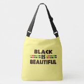 Sac Ajustable Citations en noir cool, Dit American African Black (Devant)