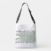 Sac Ajustable Citations Motivationnelles Florales Boho (Dos)