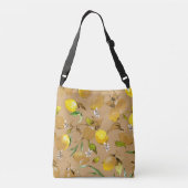 Sac Ajustable citrons d'aquarelle 33 (Dos)