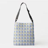 Sac Ajustable Citrons & Motif bleu carrelage marocain (Dos)