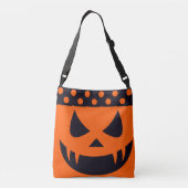Sac Ajustable citrouille effrayant heureux   de Halloween (Dos)