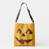 Sac Ajustable Citrouille sculpté souriant design Halloween (Dos)