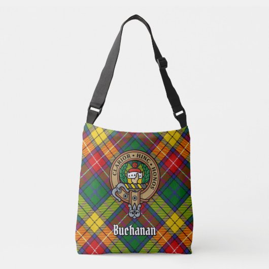 Sac Ajustable Clan Buchanan Crest sur Tartan (Devant)